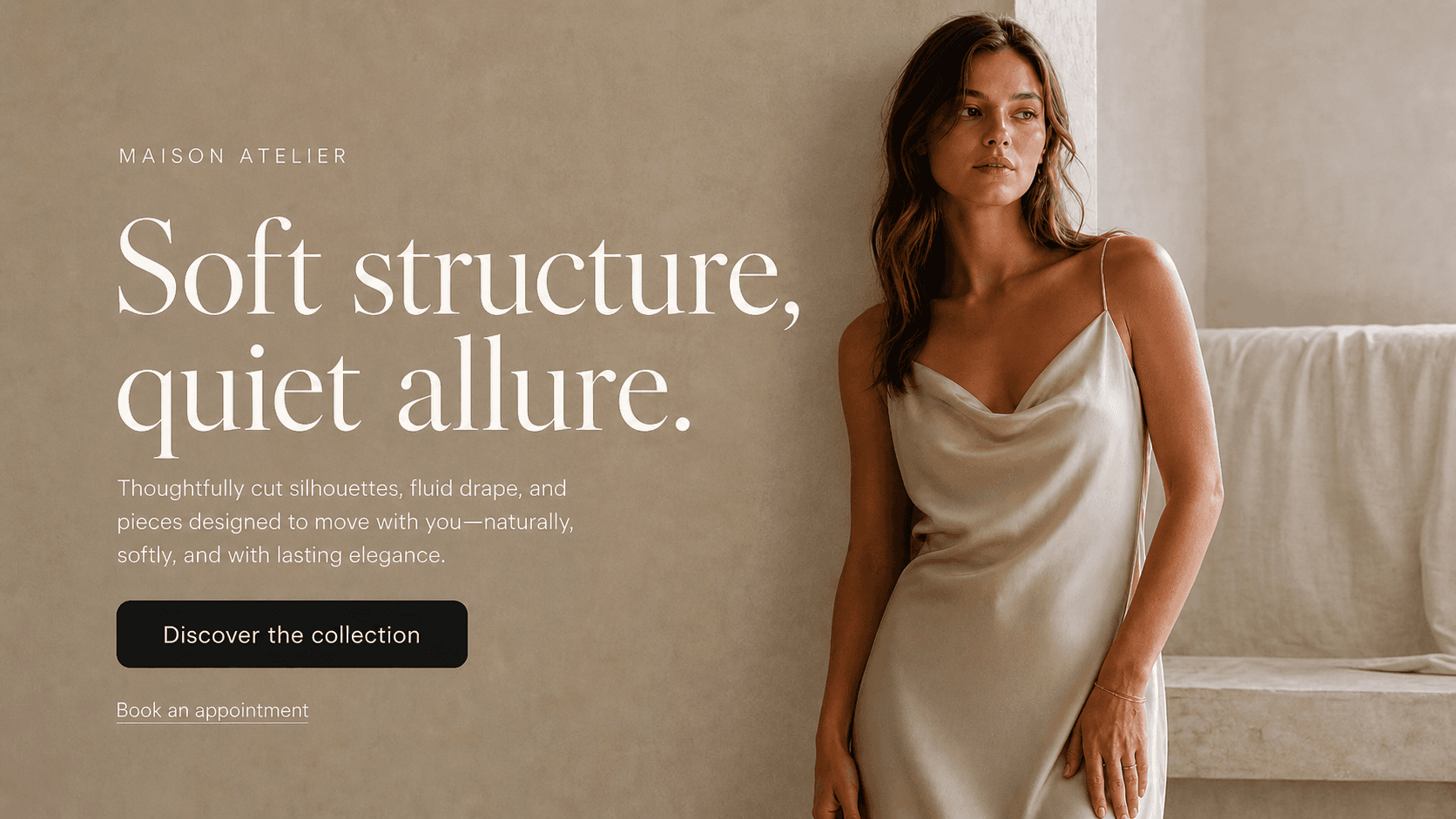 Maison Atelier storefront built with Arkezone